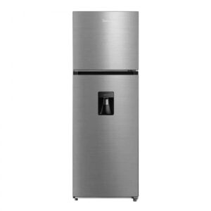 HELADERA MIDEA 340L. NO FROST ACERO C/DISPENSER