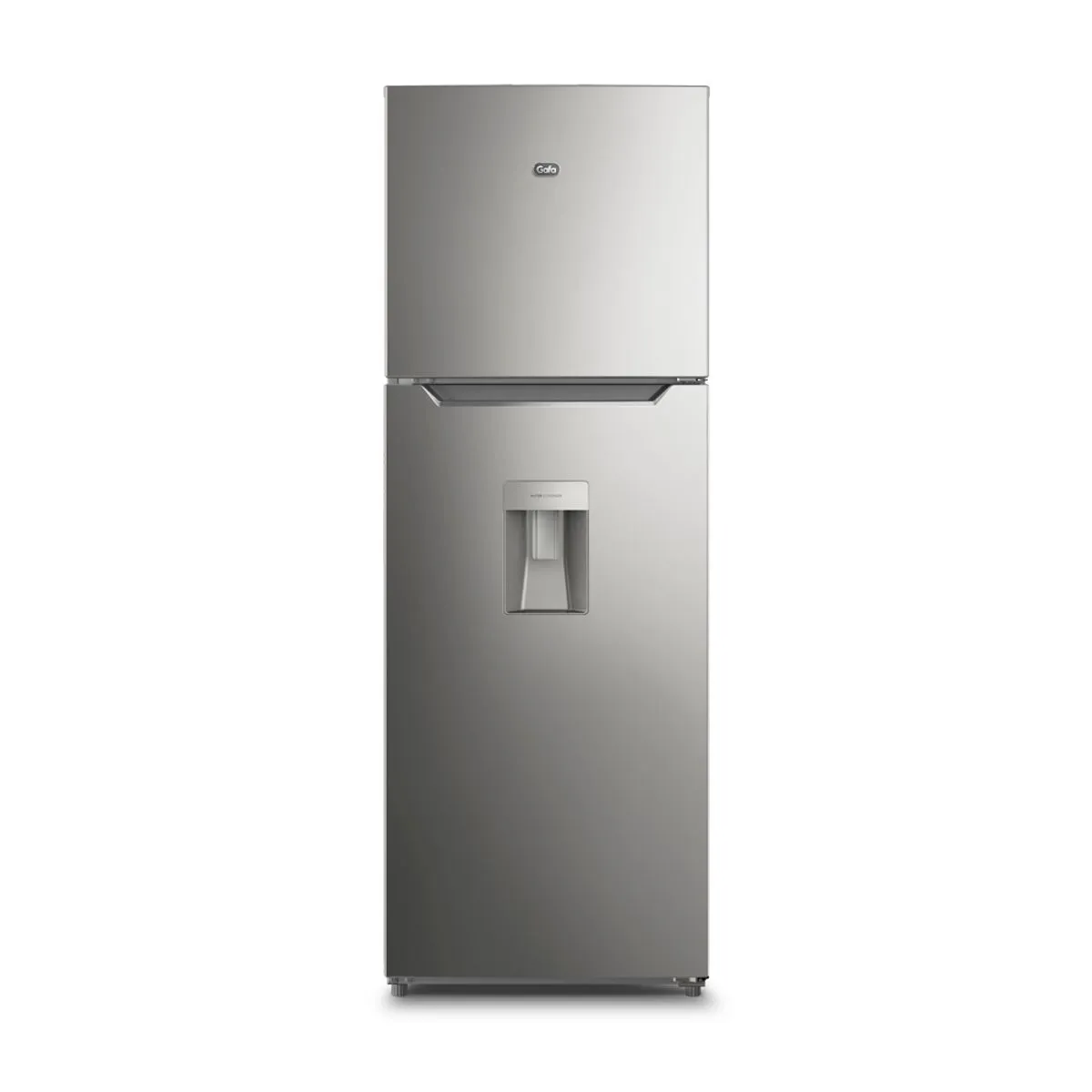 HELADERA GAFA HGW311P C/DISP. PLATA