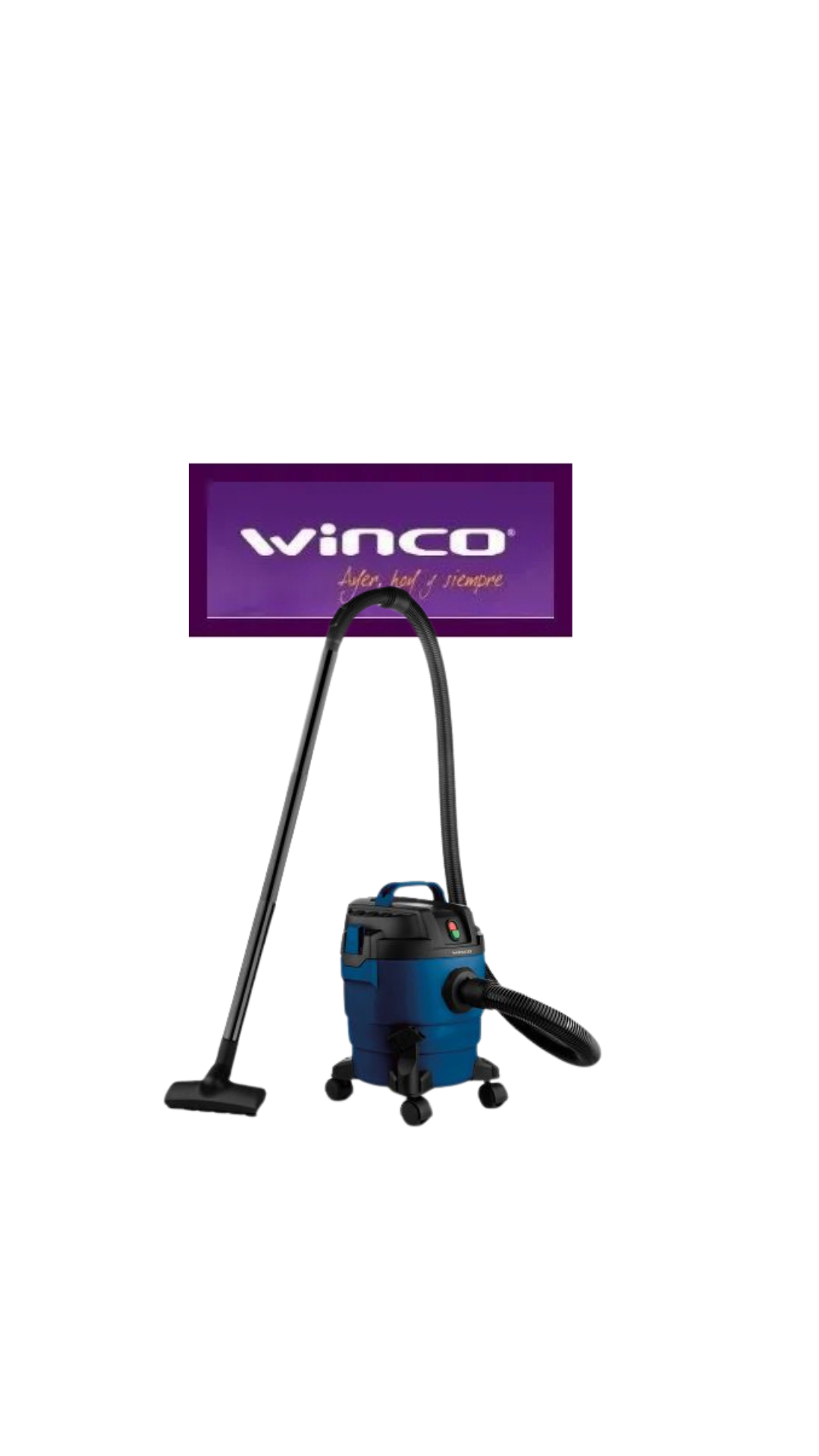 ASPIRADORA WINCO 1000W. 3 E4N 1 TACHO 20LTS.