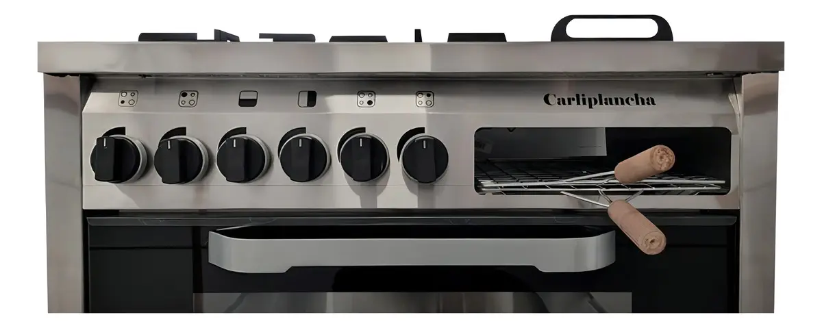 COCINA INDUSTRIAL USMAN 4 HOR. + CARLITERA Y PLANCHA - Imagen 2