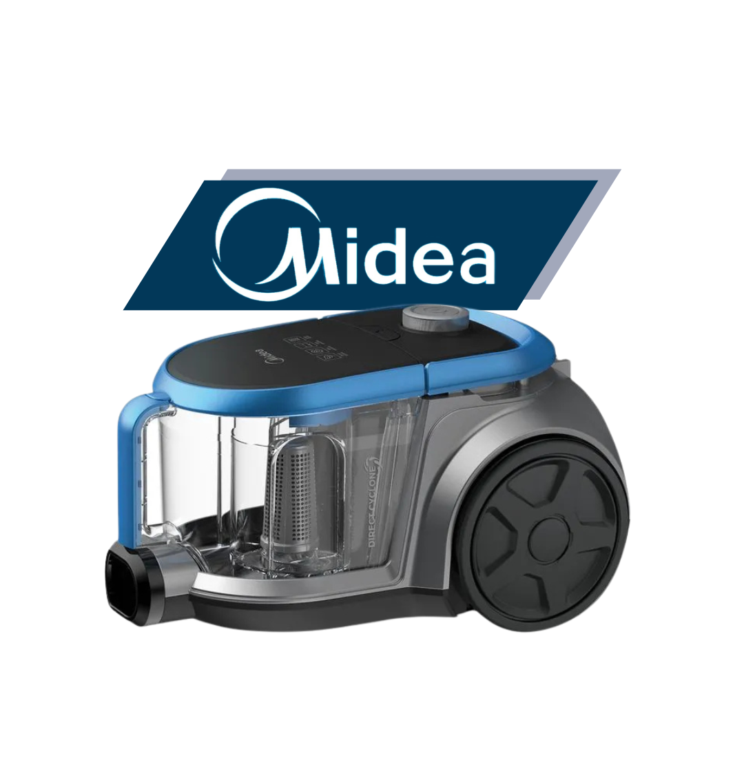 ASPIRADORA MIDEA SIN BOLSA FLAT BLUE 2000W
