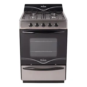 COCINA FLORENCIA 5518F NEGRA ACERO INOXIDABLE