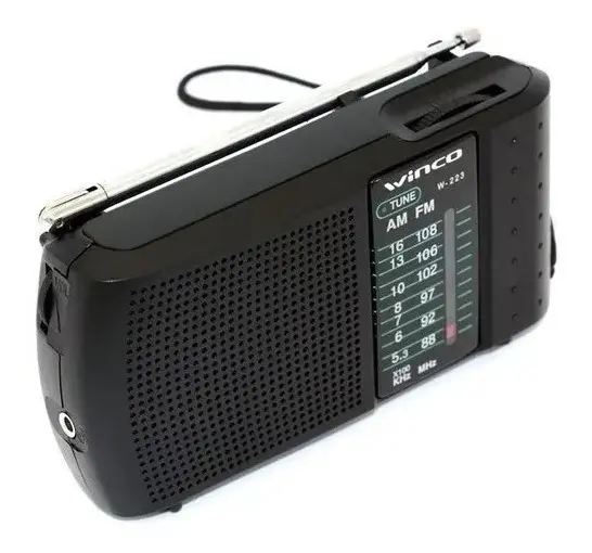 RADIO PORTATIL WINCO W223 AM/FM - Imagen 2