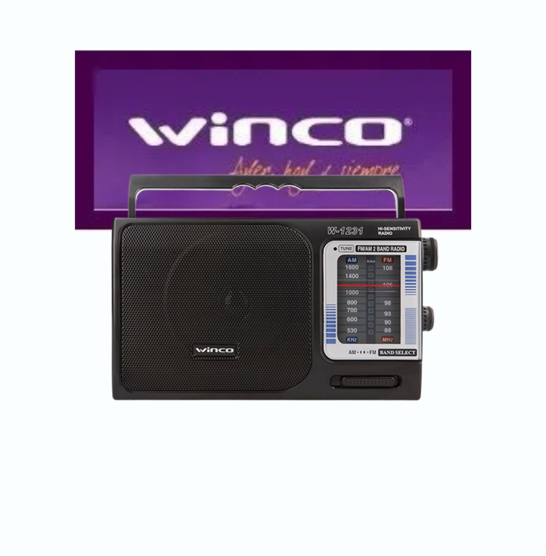 RADIO PORTATIL WINCO W1231 AM/FM