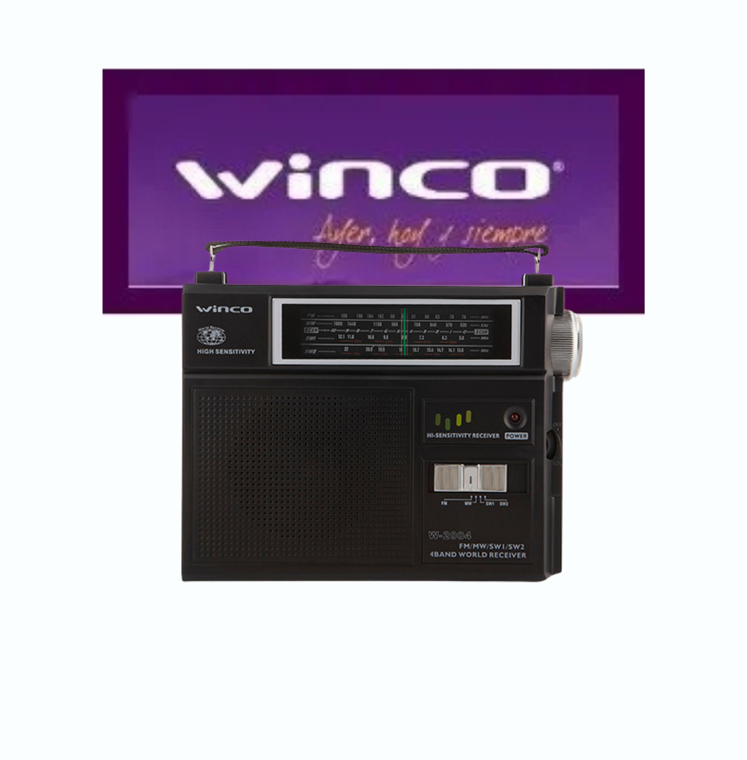 RADIO PORTATIL WINCO W2004 AM/FM
