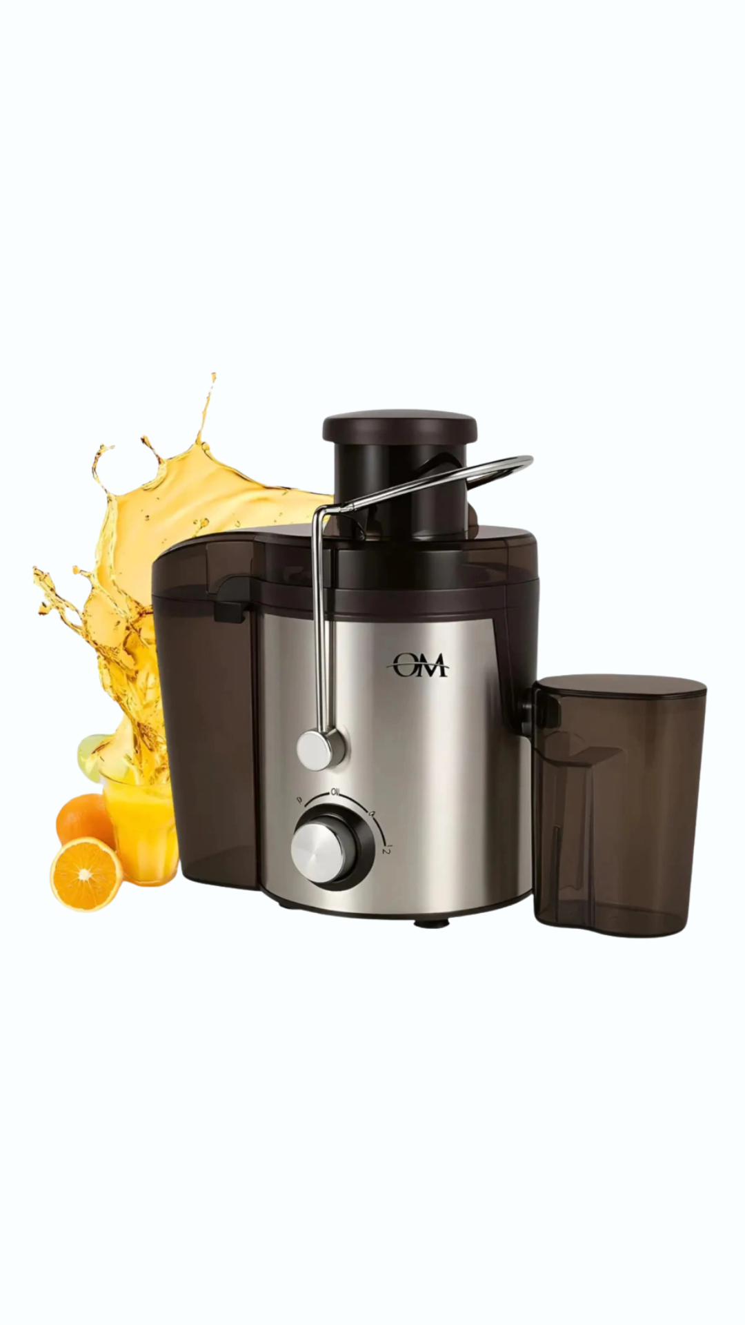 EXTRACTOR DE JUGO OM ACERO INOX. 350W